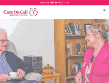 Tablet Screenshot of careoncall.co.nz